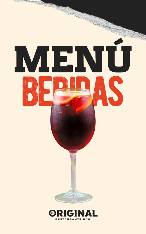 Menú Bebidas